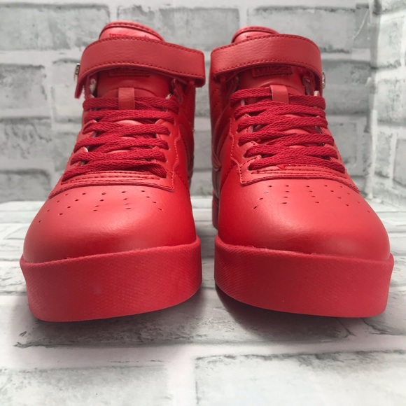 NEW FILA Vulc 13 Mid Red - Picture 2 of 8